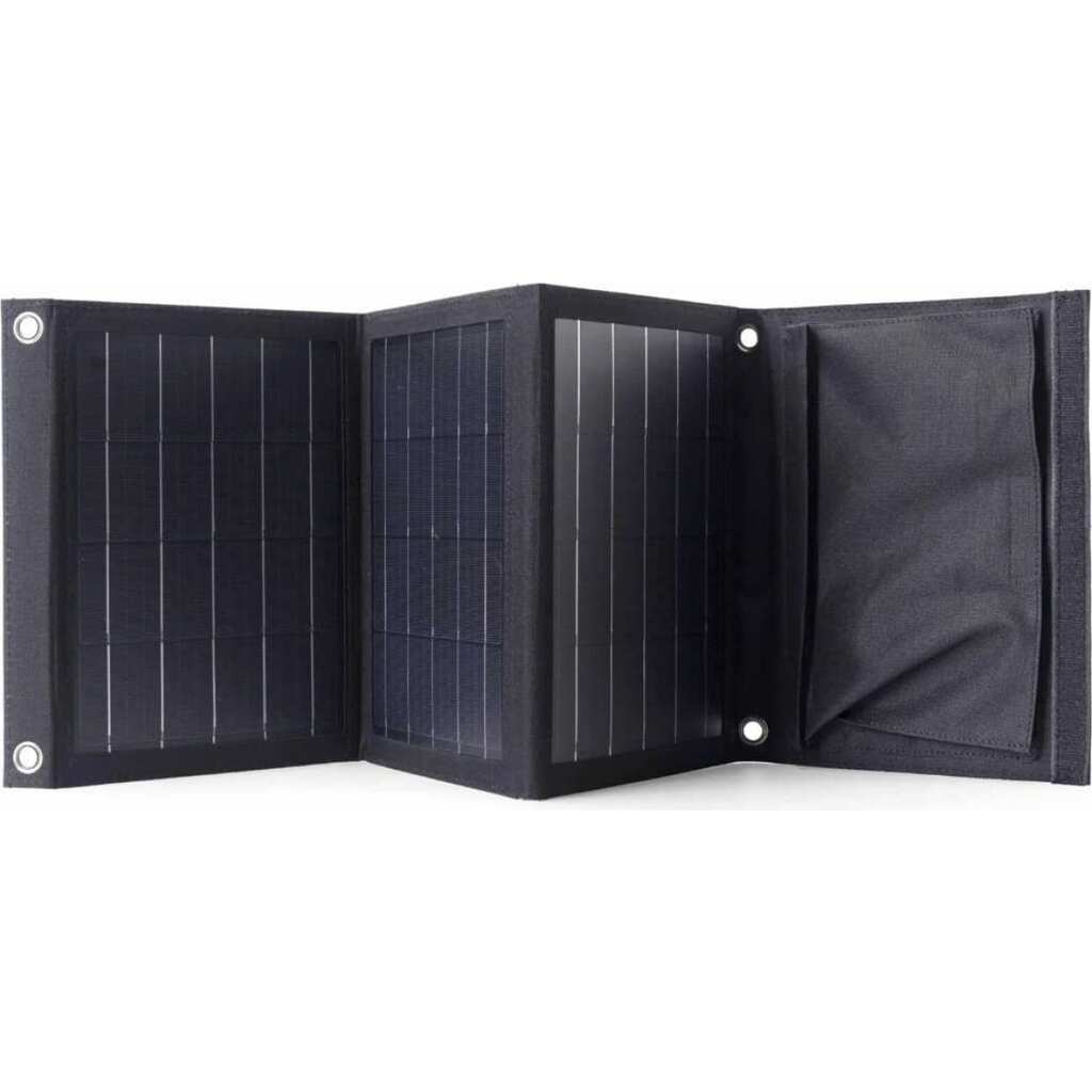 Портативная складная солнечная батарея - панель Choetech 22 Вт монокристалл SC005-V2-BK