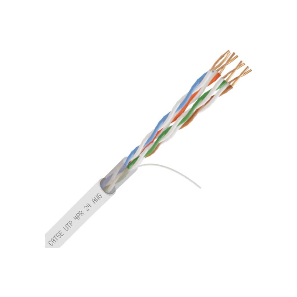 Внутренний омедненный кабель nl-cca utp 4pr 24 awg cat5е бухта 50 метров Netlink УТ-00001871