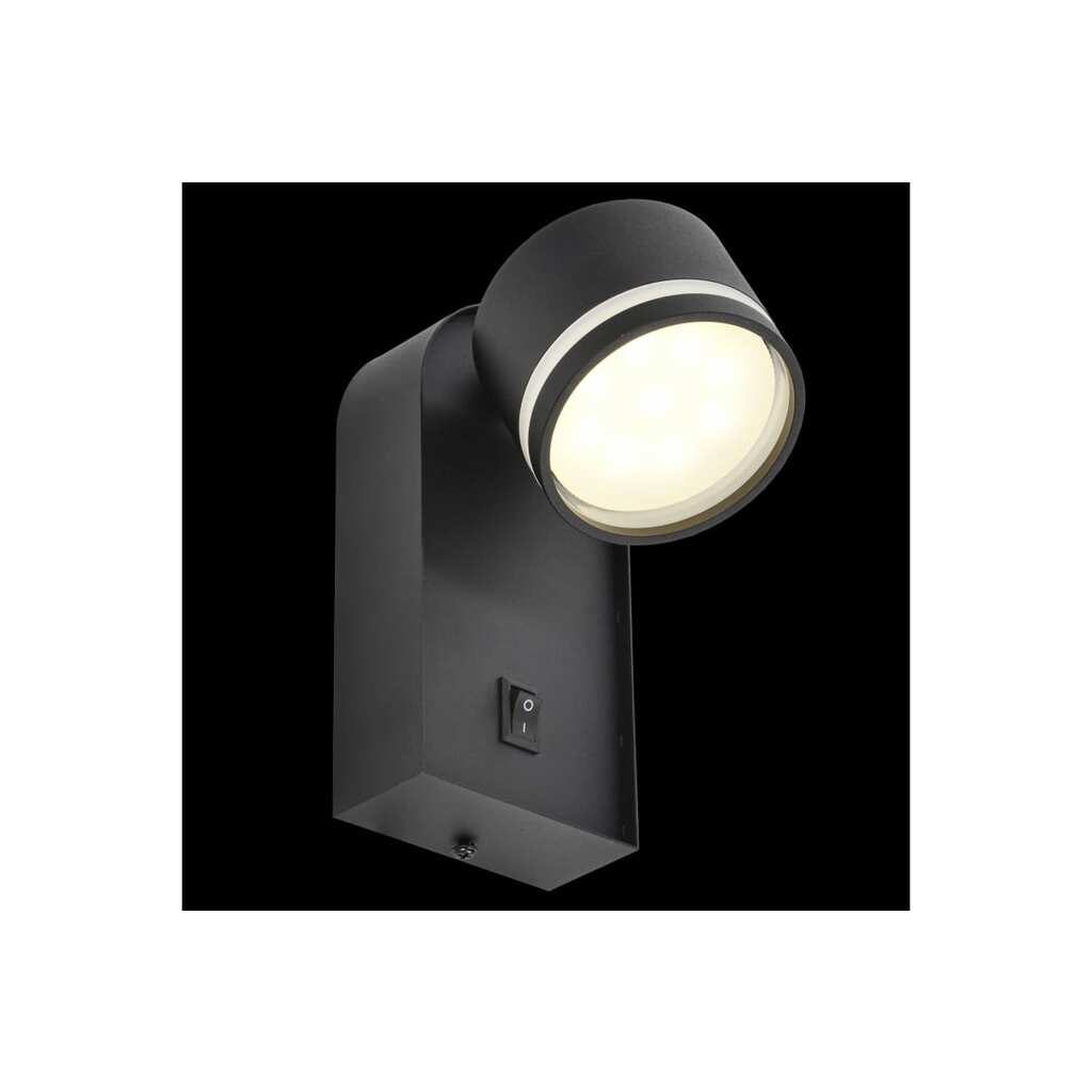 Накладной настенный светильник IEK Lighting 4035 под лампу gx53, черный LT-UBB0-4035-GX53-1-K02