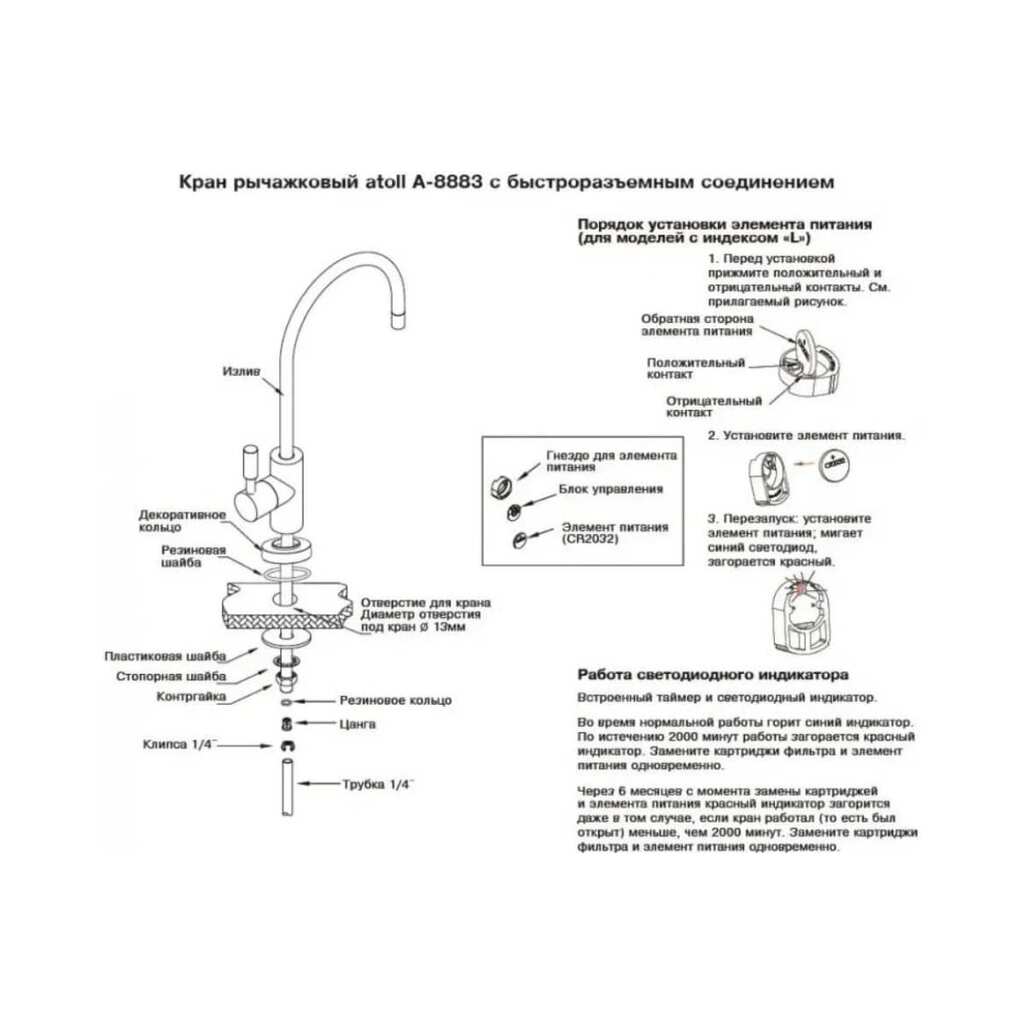 Разобрать питьевой кран. Кран для фильтра Atoll a-8883-bg (led), золото. Кран Аквафор f0122a. Смеситель с фильтром инструкция по установке. Кран для чистой воды Гейзер исп.1 монтажная схема.