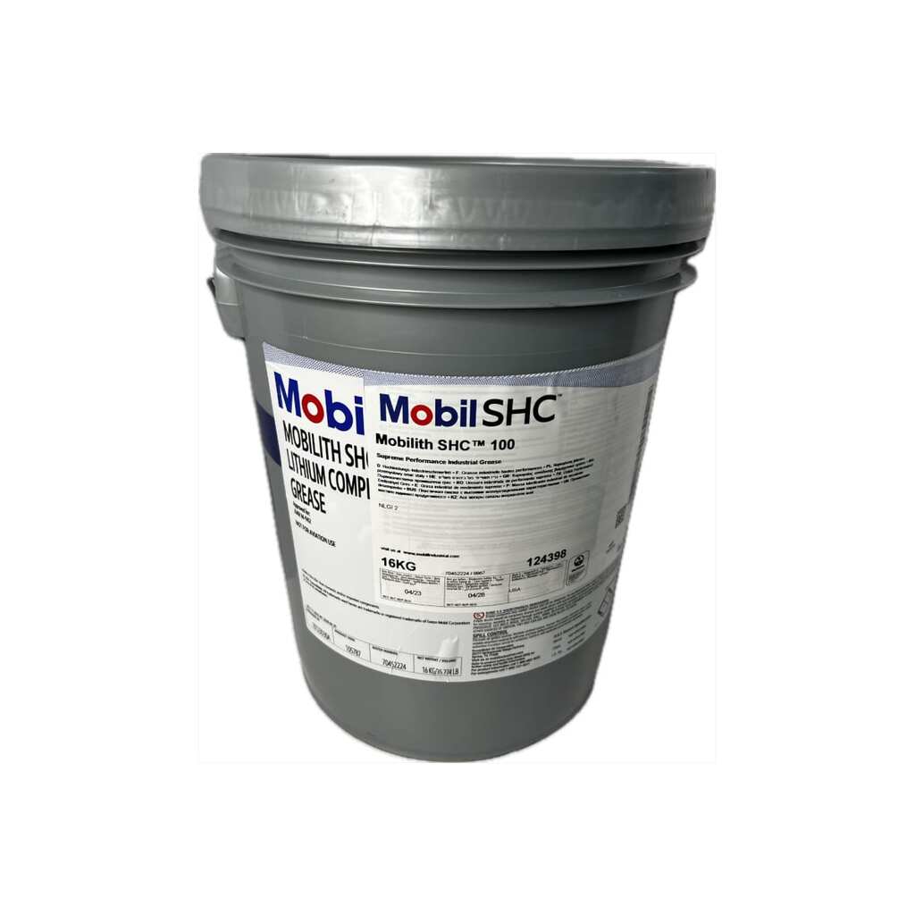 Пластичная смазка MOBIL Mobilith SHC 100 16 кг 124398