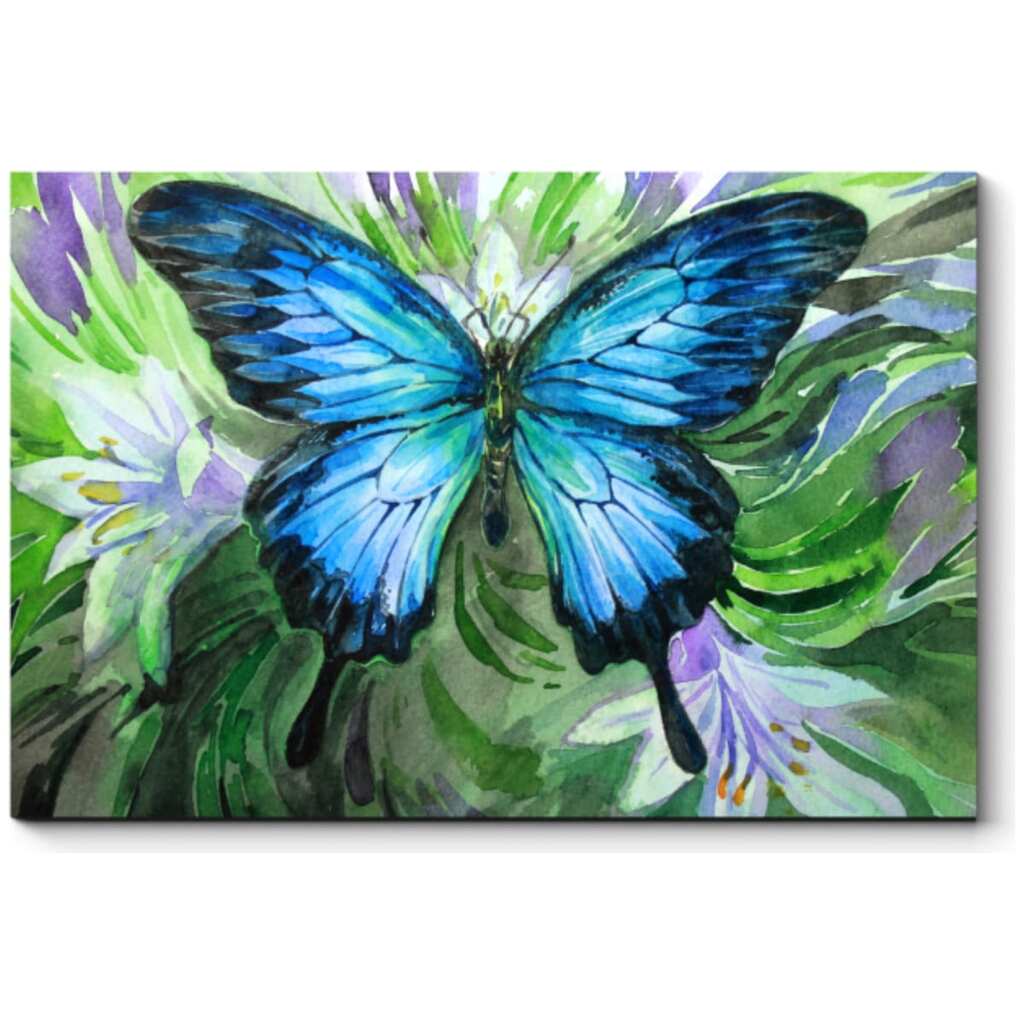 Картина Picsis Прекрасная бабочка отдыхает 660x430x40 887-10448145