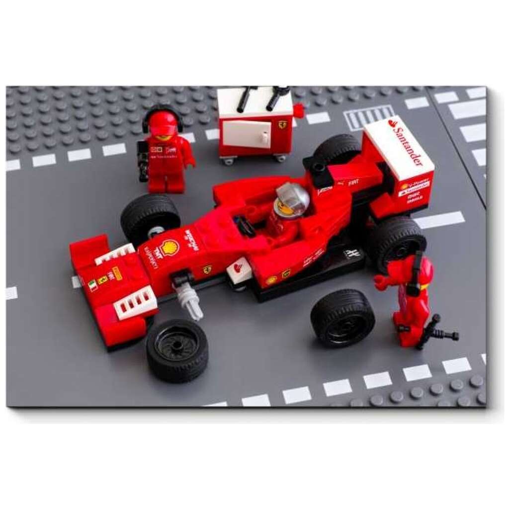 Картина Picsis Lego команда Ferrari F14 T гоночный автомобиль 660x430x40 мм 5428-10154688