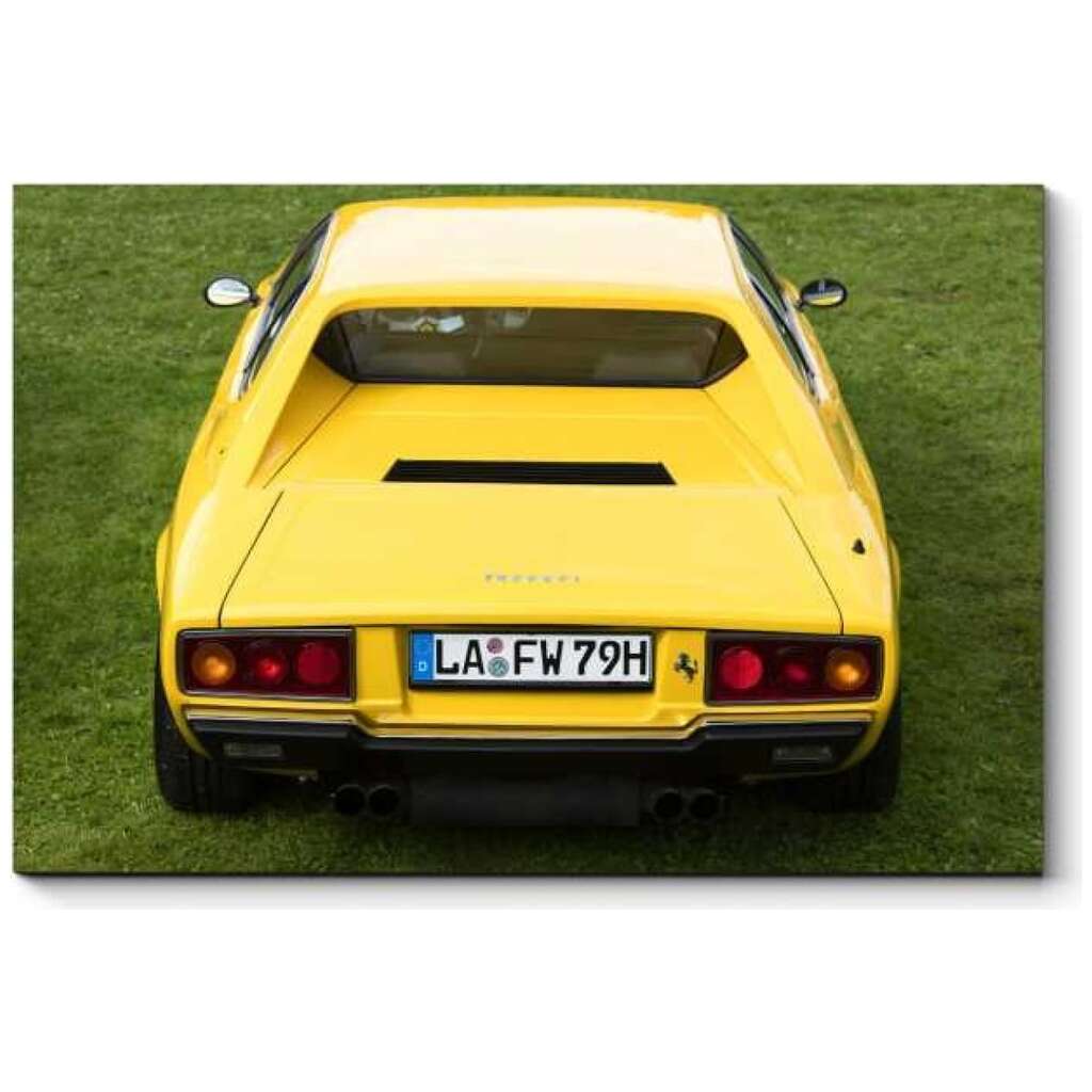 Картина Picsis Ferrari Dino 308 GT4 Классический спортивный автомобиль 660x430x40 мм 5422-10964385