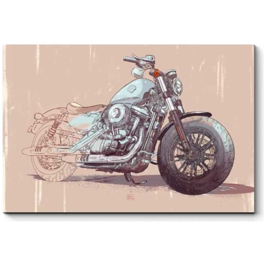 Картина Picsis Harley-Davidson 48 660x430x40 мм 6181-13074723