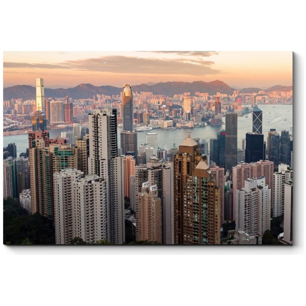Картина Picsis Самый узнаваемый вид на Гонконг 660x430x40 4389-10204568