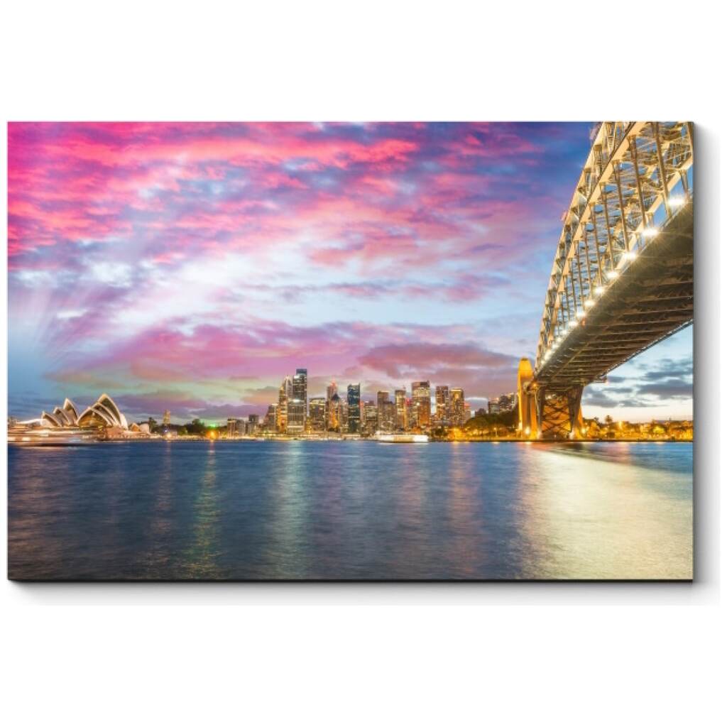 Картина Picsis Завораживающие огни Сиднея 660x430x40 483-9974012