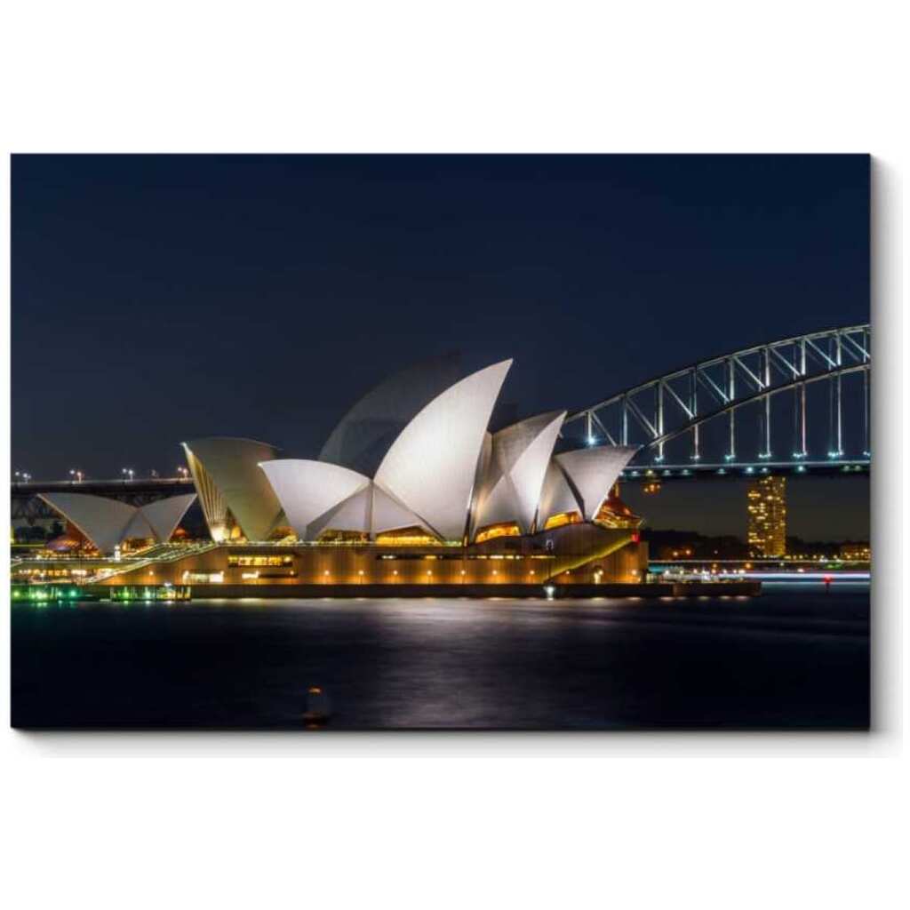Картина Picsis Огни ночного Сиднея 660x430x40 мм 4688-9968918
