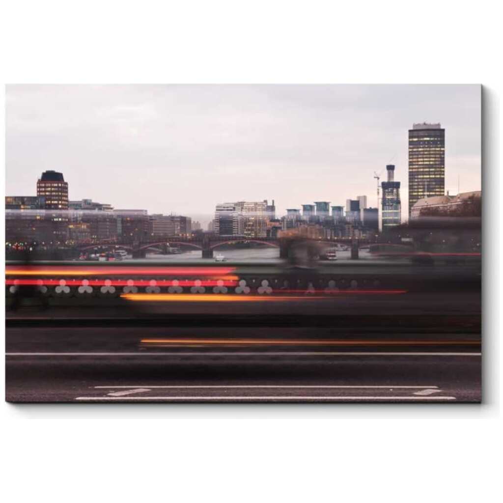 Картина Picsis Огни пролетающих лондонских машин 660x430x40 мм 3900-9801865