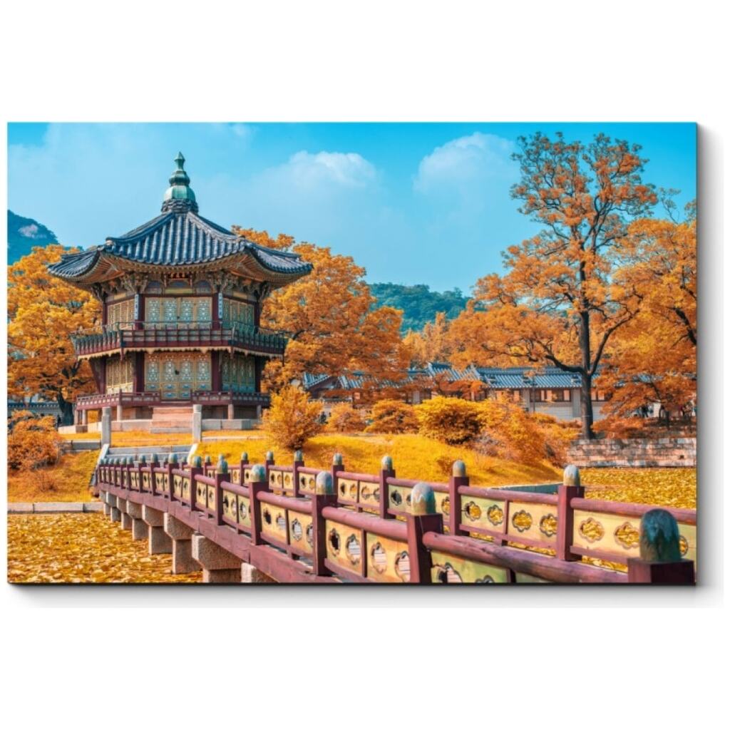 Картина Picsis Осень в Корее, Сеул 660x430x40 мм 517-9817654