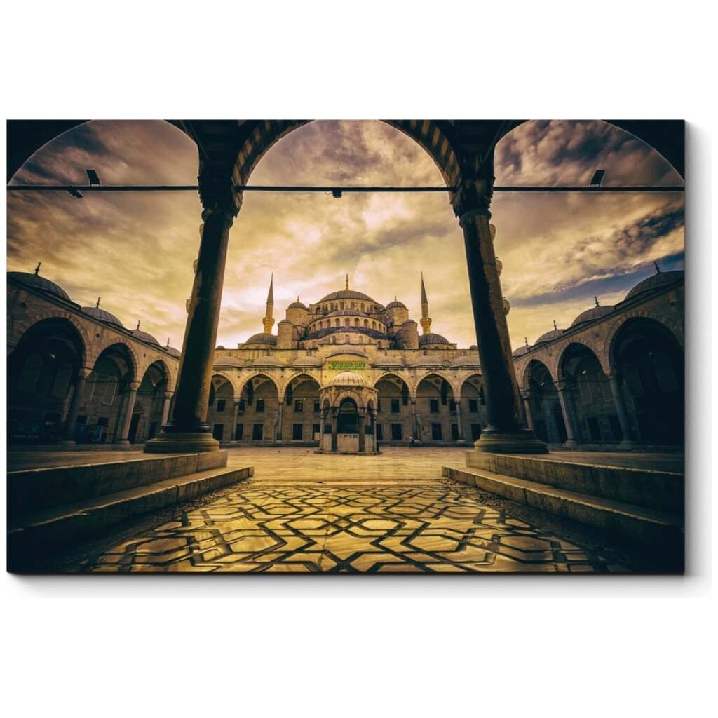 Картина Picsis Мечеть в пасмурную погоду 660x430x40 мм 5938-13190257