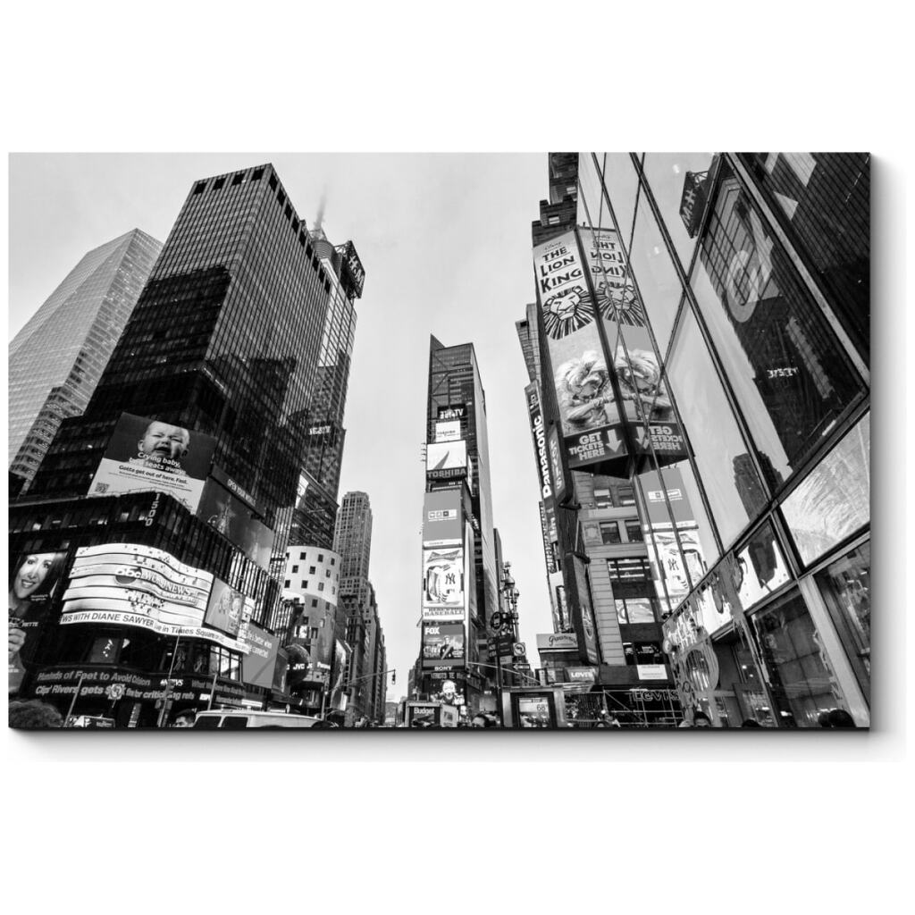 Картина Picsis На Таймс-Сквер, Нью-Йорк 660x430x40 мм 2003-10636355