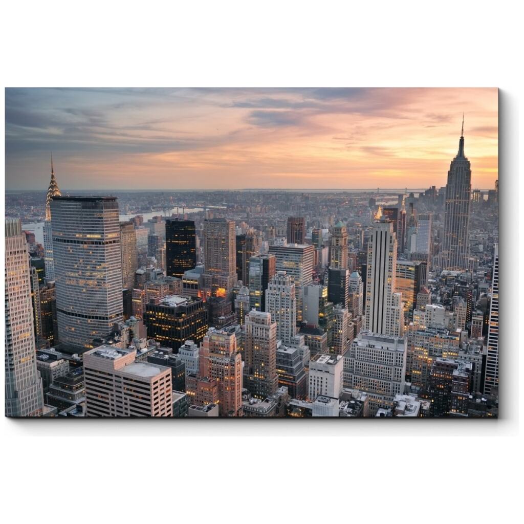 Картина Picsis Небоскребы Нью-Йорка 660x430x40 мм 4512-10142923