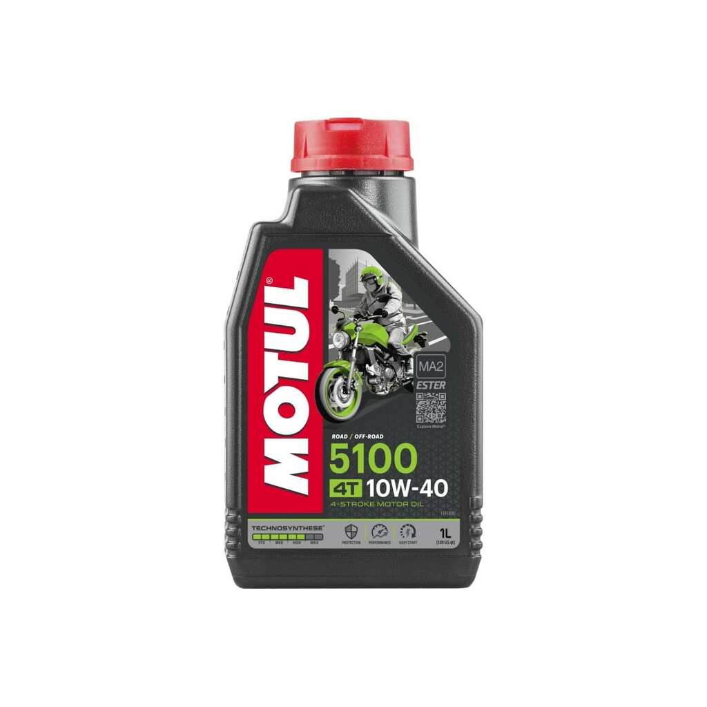 Моторное масло 5100 4T SAE 10W40 1 л MOTUL 112124