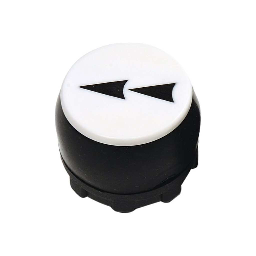 Головка кнопки Emas 2-скоростная белая PVCHBD