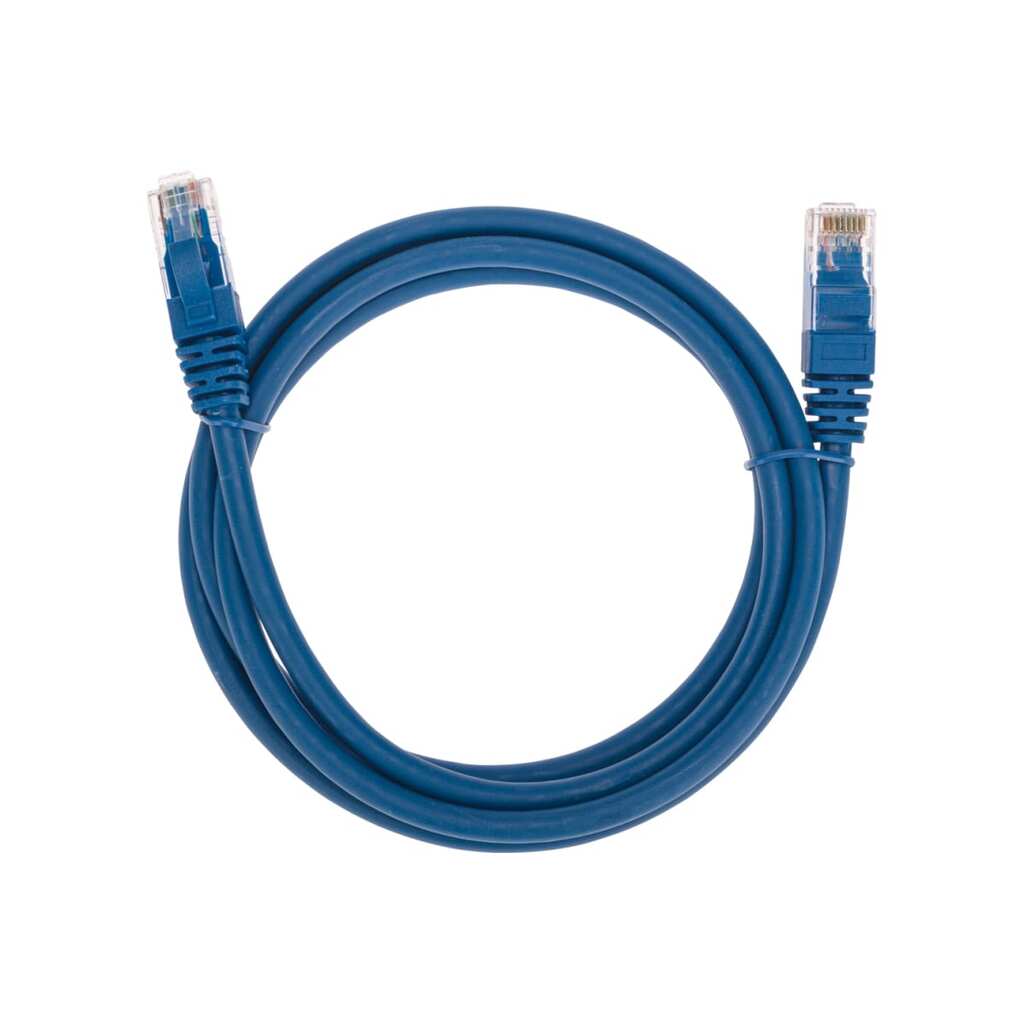 Патч-корд REXANT u/utp cat 6, rj45-rj45, 26awg, lszh, синий, 1.5м 02-0294-105