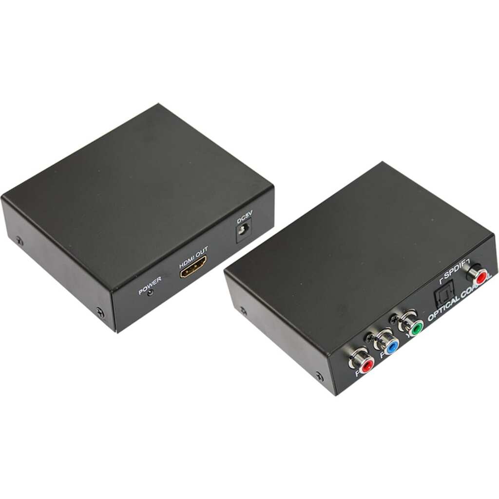 Конвертер REXANT ypbpr + spdif/toslink на hdmi, металл 17-6904