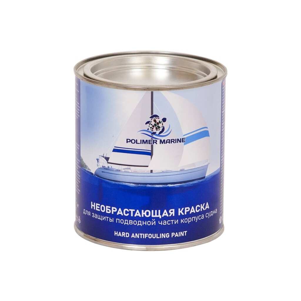 Двухкомпонентная необрастающая краска POLIMER MARINE 2к черная, 1 кг НКТ1Ч