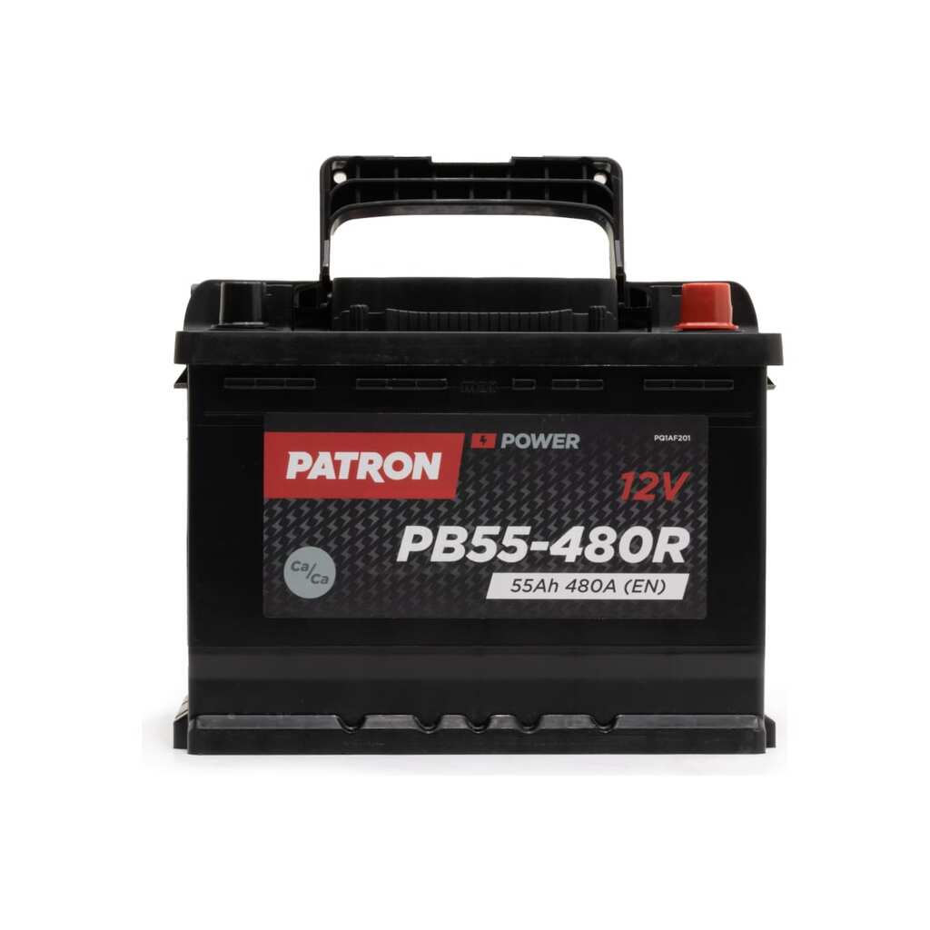 Аккумулятор PATRON POWER 12 В, 55 Ач, 480 A ETN 0(R+) B13, 242x175x190 мм, 13.1 кг PB55-480R