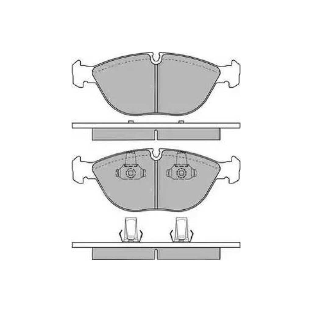 Колодки тормозные дисковые для автомобилей AUDI: A8 98-02, TT 03-06, BMW: 7 94-01, Z8 00-03, CHRYSLER: CROSSFIRE 04-06, MB: E CLASS 97-08, VW: PASSAT 01-05 PATRON PBP1001