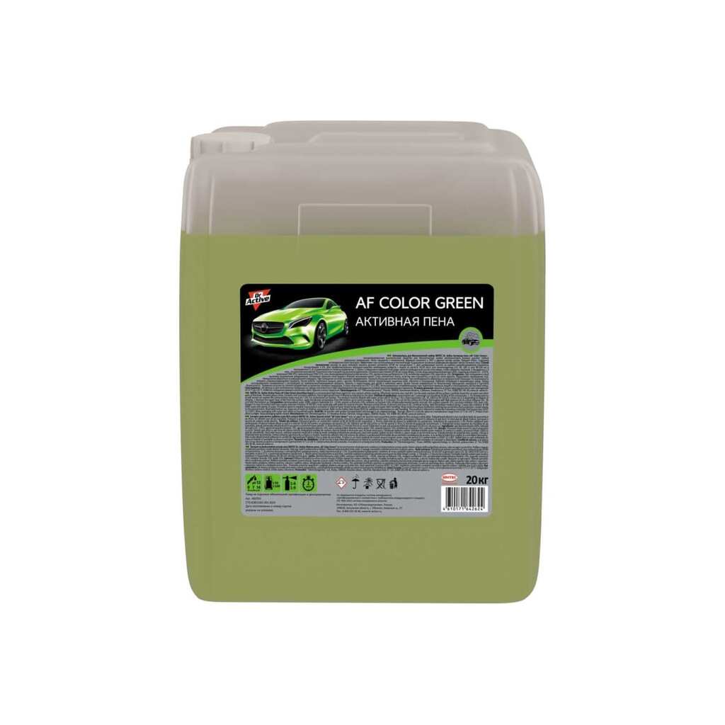 Активная пена для бесконтактной мойки dr.active af color green 20 кг Sintec 802553