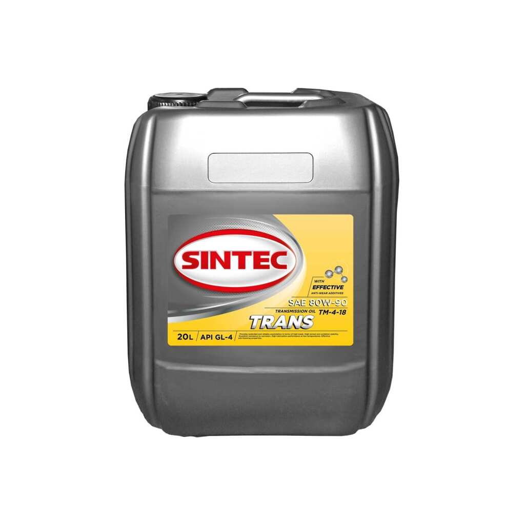 Трансмиссионное масло Sintec trans тм 4 sae 80w-90, api gl-4, 20 л 900373