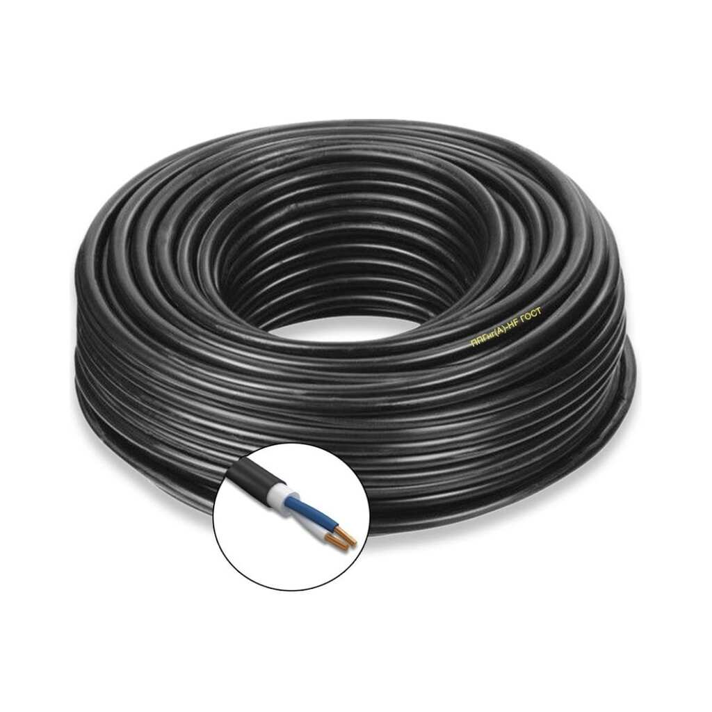 Силовой кабель ПРОВОДНИК ППГнг(A)-HF 2x6 мм2, 2м OZ226969L2