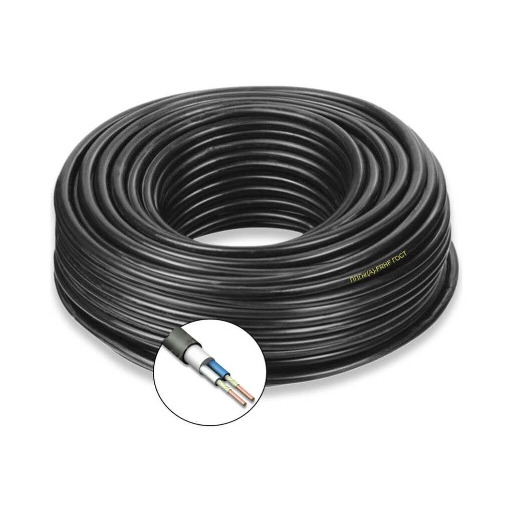 Силовой кабель ПРОВОДНИК ППГнг(A)-FRHF 2x4 мм2, 2м OZ227061L2