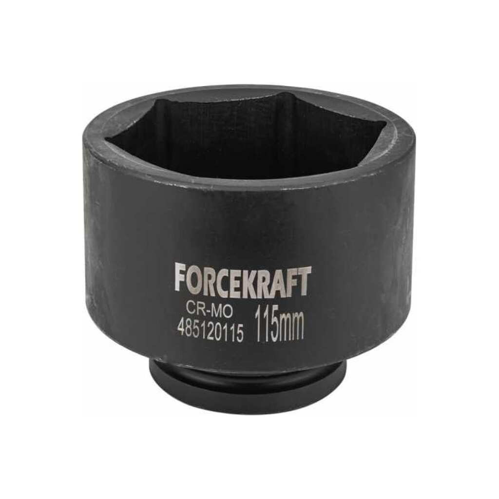 Головка ударная глубокая 1", 115 мм, 6-гранная Forcekraft FK-485120115(57128)