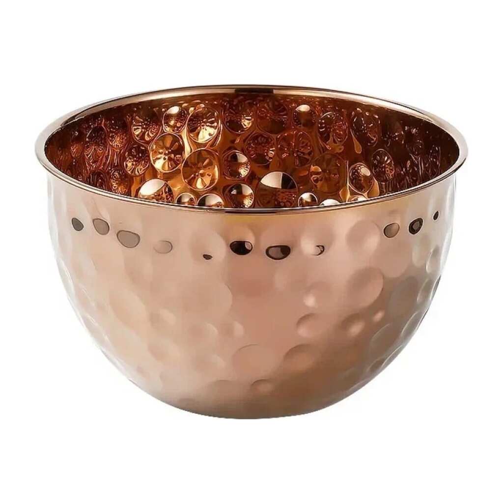 Миска Homium металлическая, D20 см, цвет бронза metalbowlbronze20