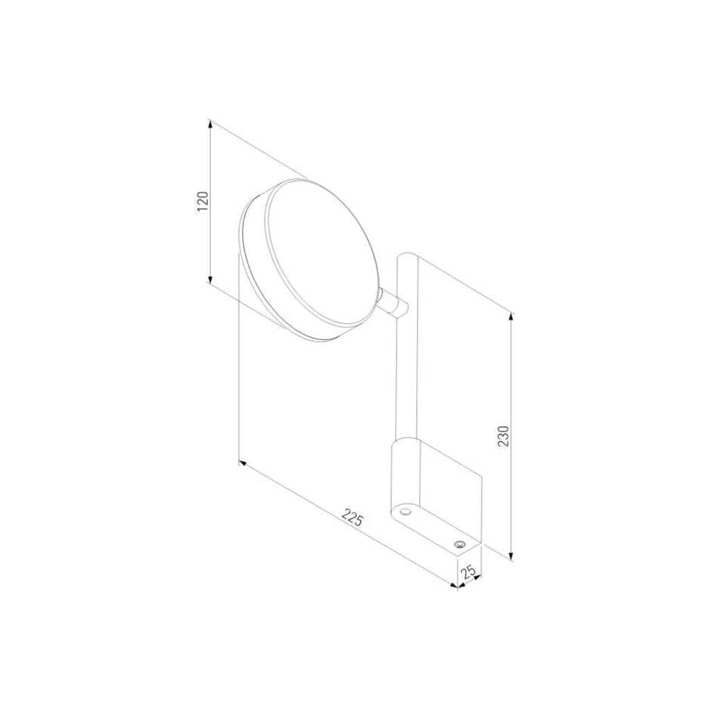 Настенный светодиодный светильник Elektrostandard tobi led 4000k (белый) 40129/led белый a064593