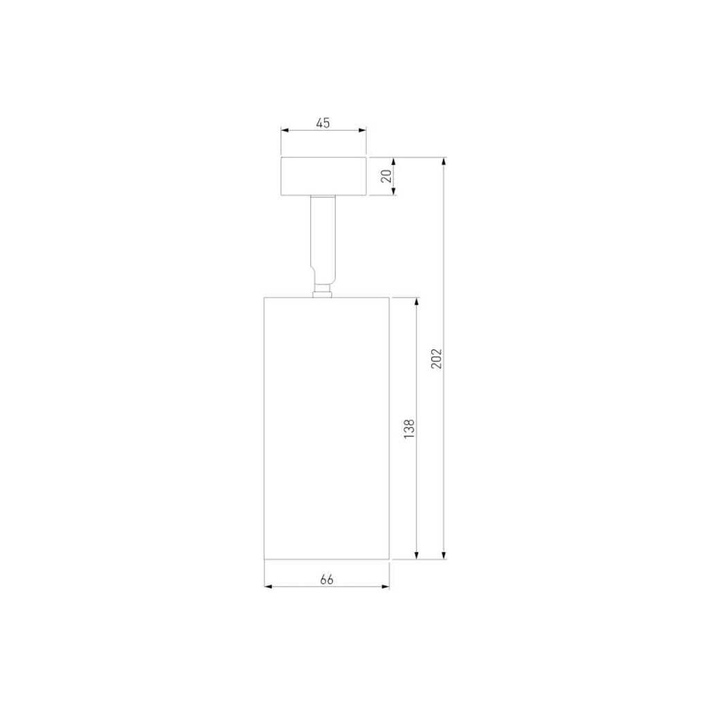 Накладной светодиодный светильник Elektrostandard diffe 85266/01 15w 4200k белый/чёрный a058252