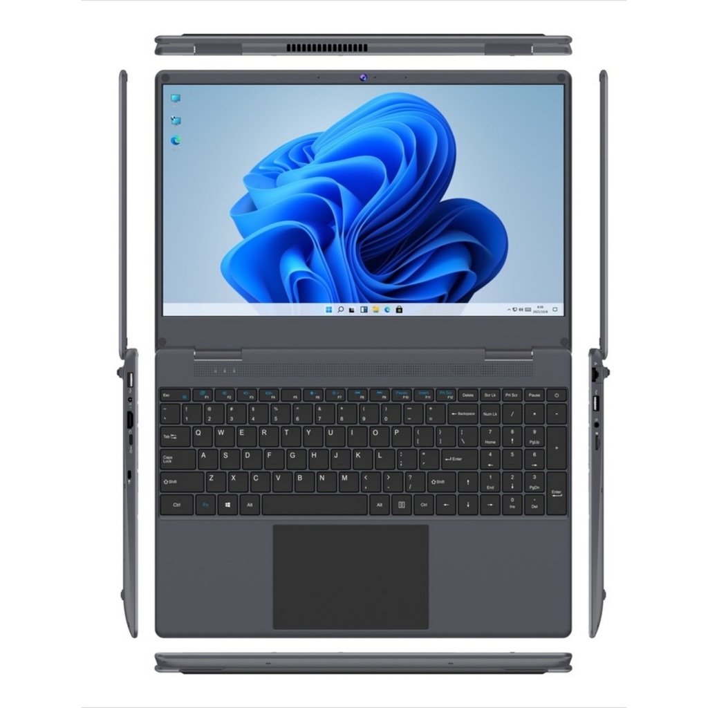 Ноутбук 15.6" IPS FHD HIPER WORKBOOK black (Core i3 1000NG4/16Gb/512Gb SSD/VGA int/W11Pro (U26-15FII3100R16S5WPG)