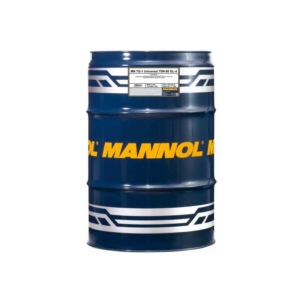 Трансмиссионное масло MANNOL TG-1 UNIVERSAL 75W80, 208 л, синтетическое 3072