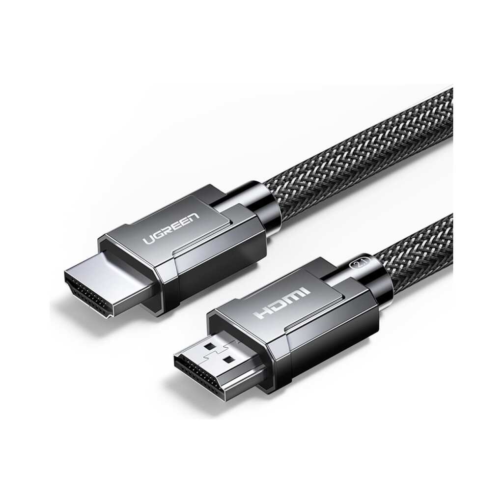 Кабель HDMI - HDMI Ugreen 2.1 / 8K 60Гц / 4К 120Гц / 30 AWG / цинковый сплав и нейлоновая оплетка, 1,5 м 70320