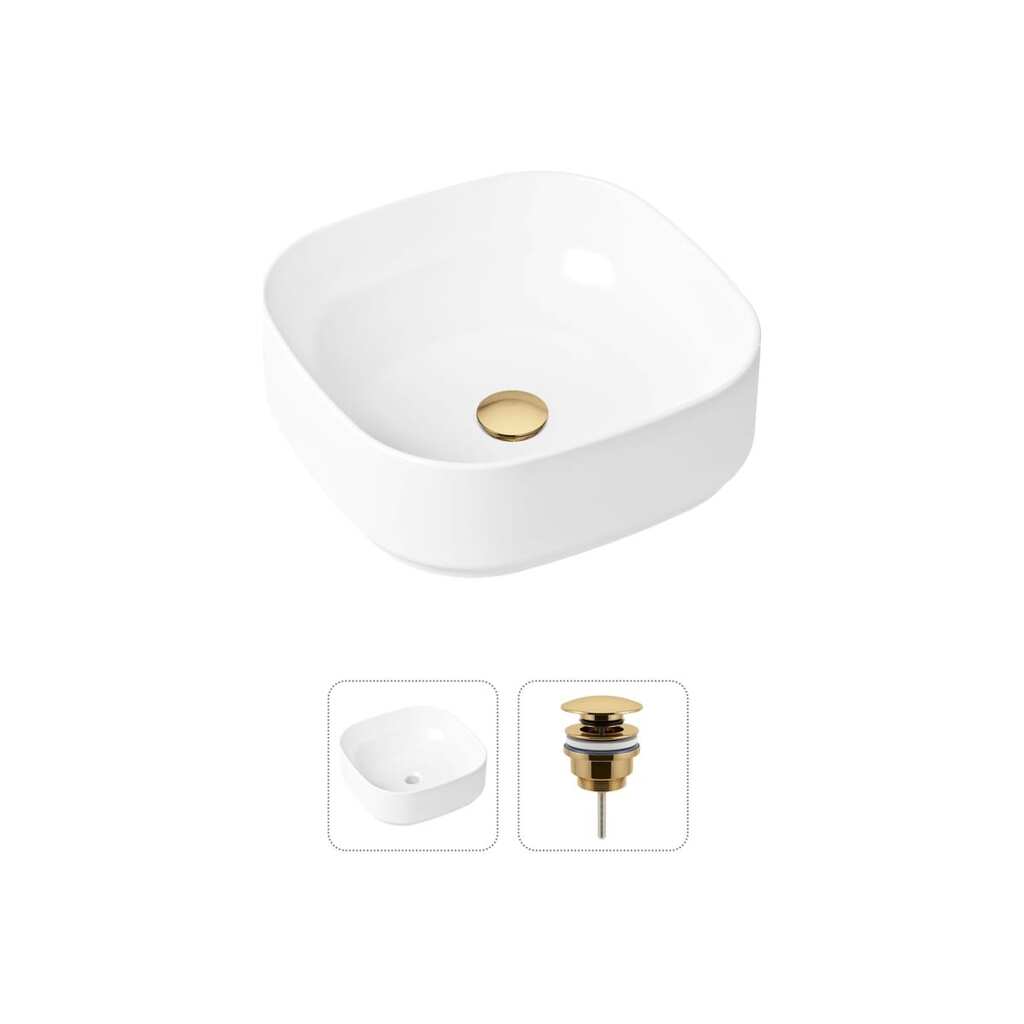 Накладная раковина для ванной Lavinia Boho Bathroom Sink Slim в комплекте 2 в 1 21520833