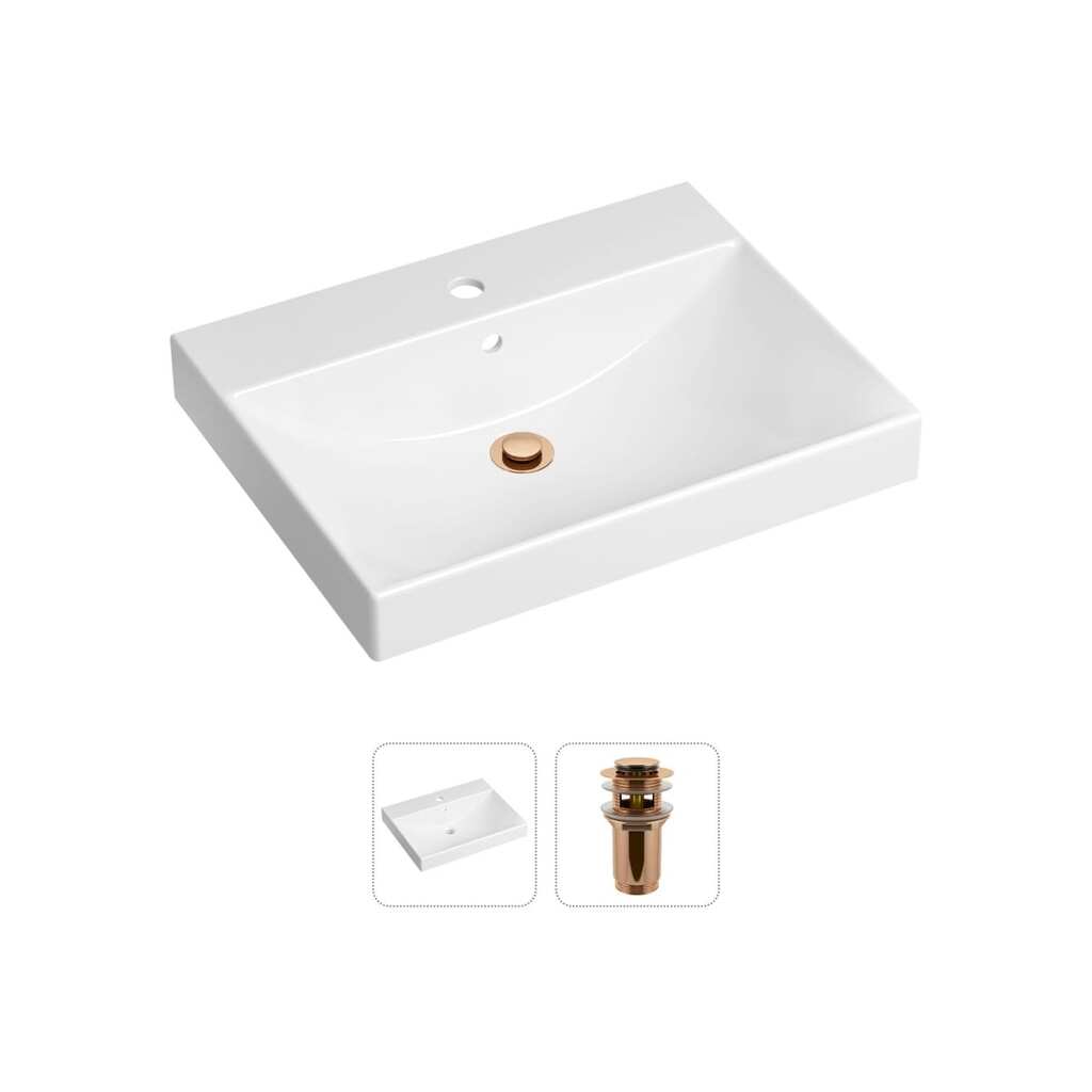 Врезная раковина для ванной, комплект 2 в 1 Lavinia Boho Bathroom Sink 21520894