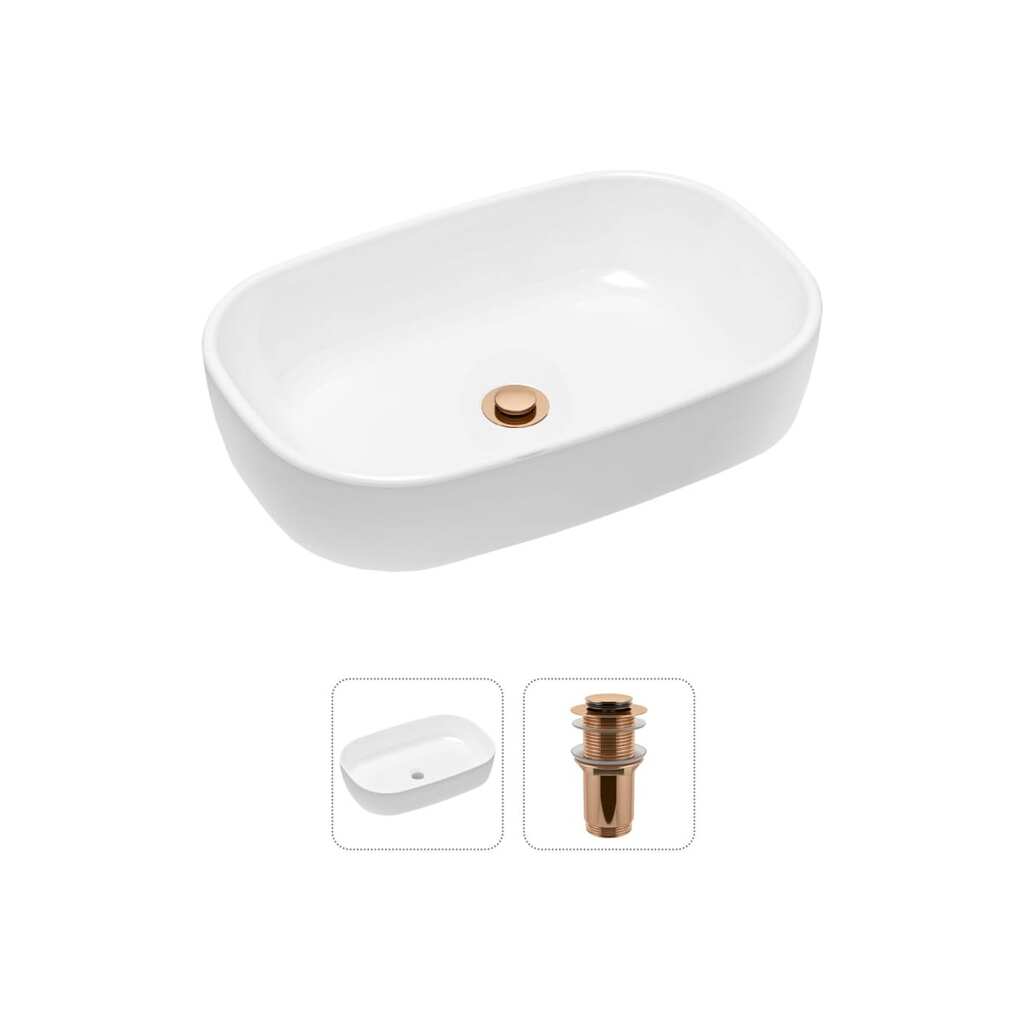 Накладная раковина для ванной Lavinia Boho Bathroom Sink Slim в комплекте 2 в 1 21520804