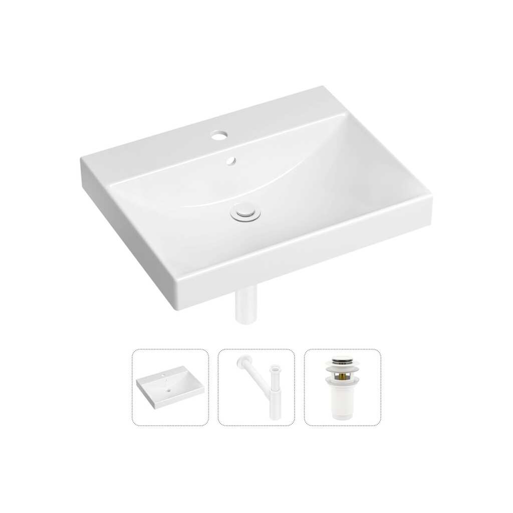 Врезная раковина для ванной, комплект 3 в 1 Lavinia Boho Bathroom Sink 21520584