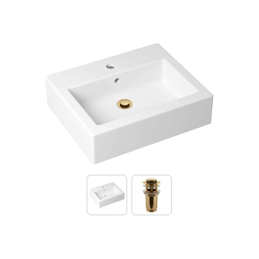 Накладная раковина для ванной Lavinia Boho Bathroom Sink в комплекте 2 в 1 21520912