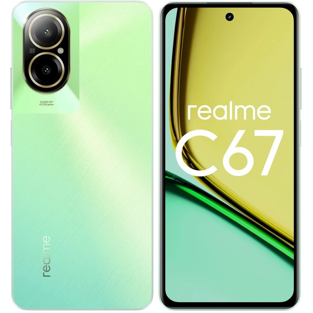 Смартфон Realme C67 RMX3890 8/256Gb зеленый (631011000909)