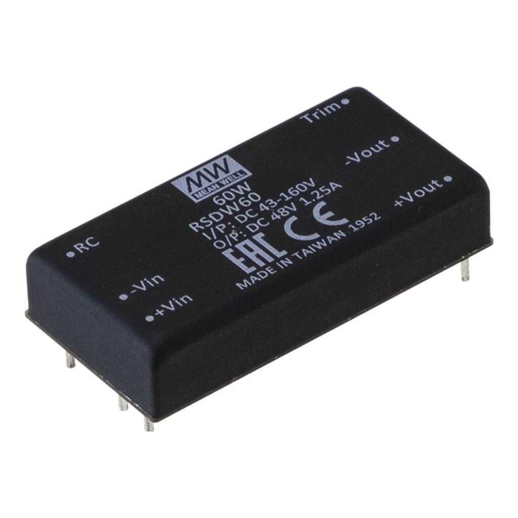 Преобразователь Mean Well RSDW60G-03 DC-DC Т03628422