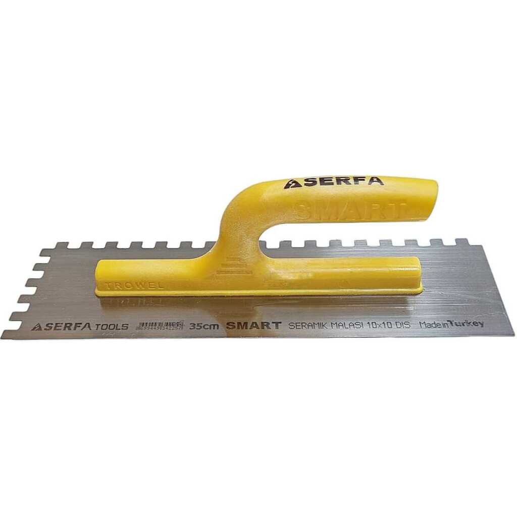 Зубчатая гладилка с пластмассовой ручкой Serfa 35 см 10x10 smart 225