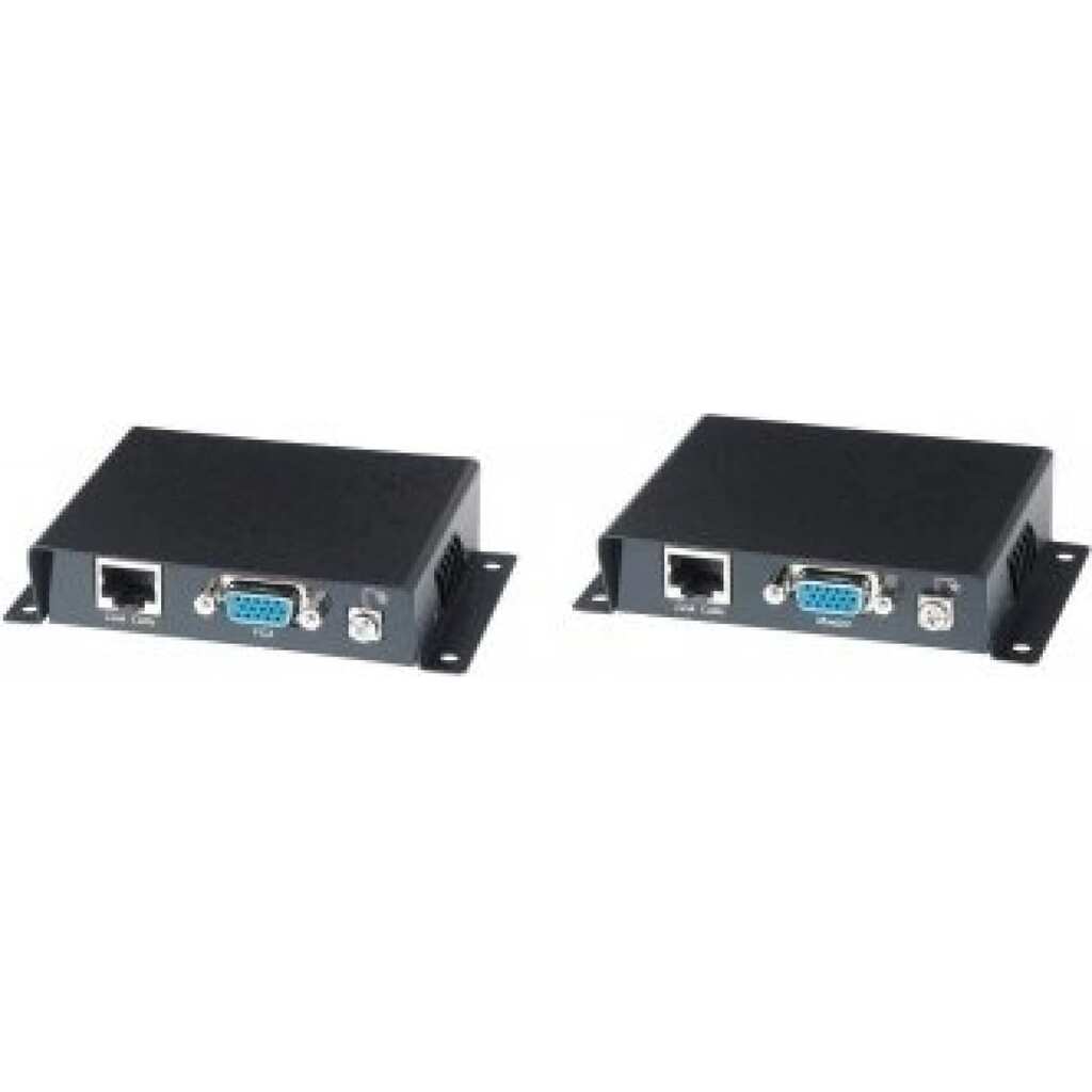 Комплект (приемник + передатчик) для передачи VGA сигнала по кабелю витой паре STP или UTP CAT5 SC&T TTP111VGA sct0300
