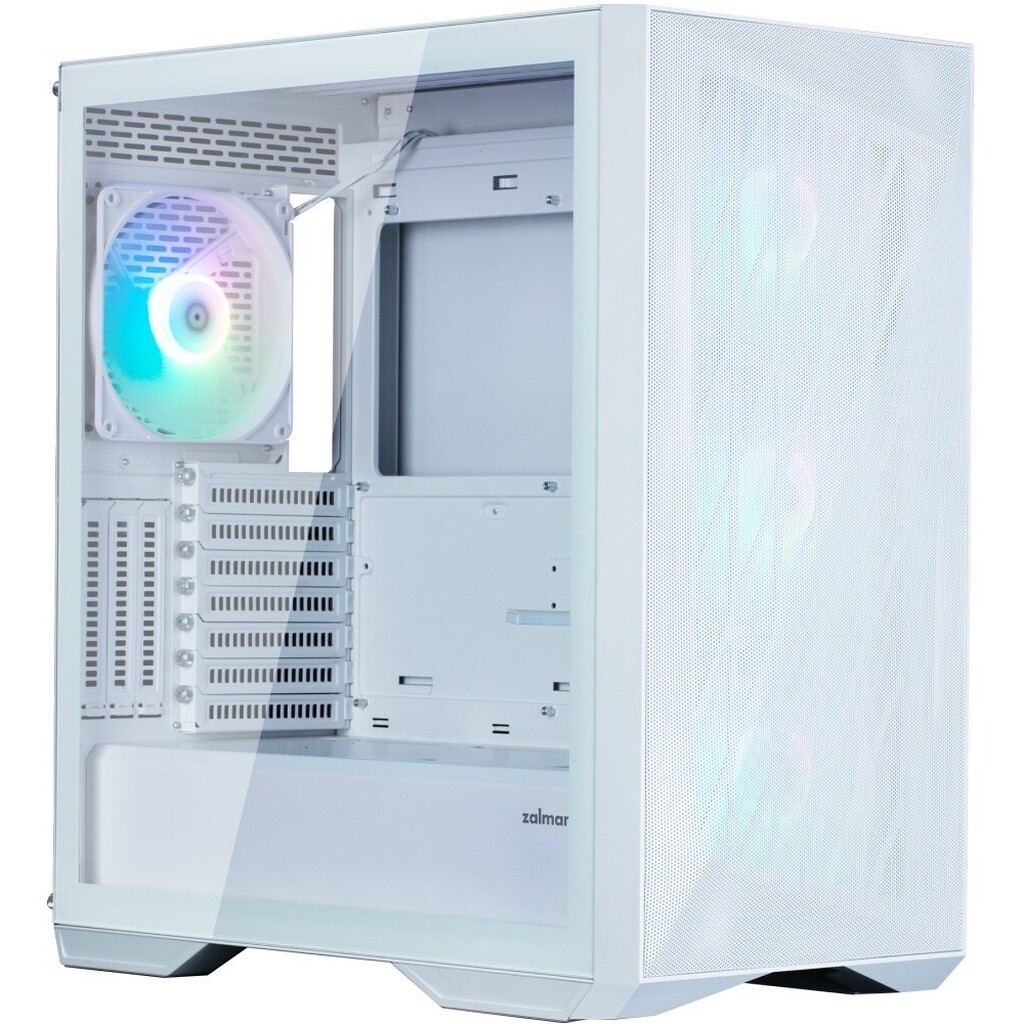 Корпус MidiTower Zalman Z9 Iceberg MS white (ATX, без БП, ARGB, 2xUSB2.0 Type-A + USB3.2 Type-C) (Zalman Z9 Iceberg MS)