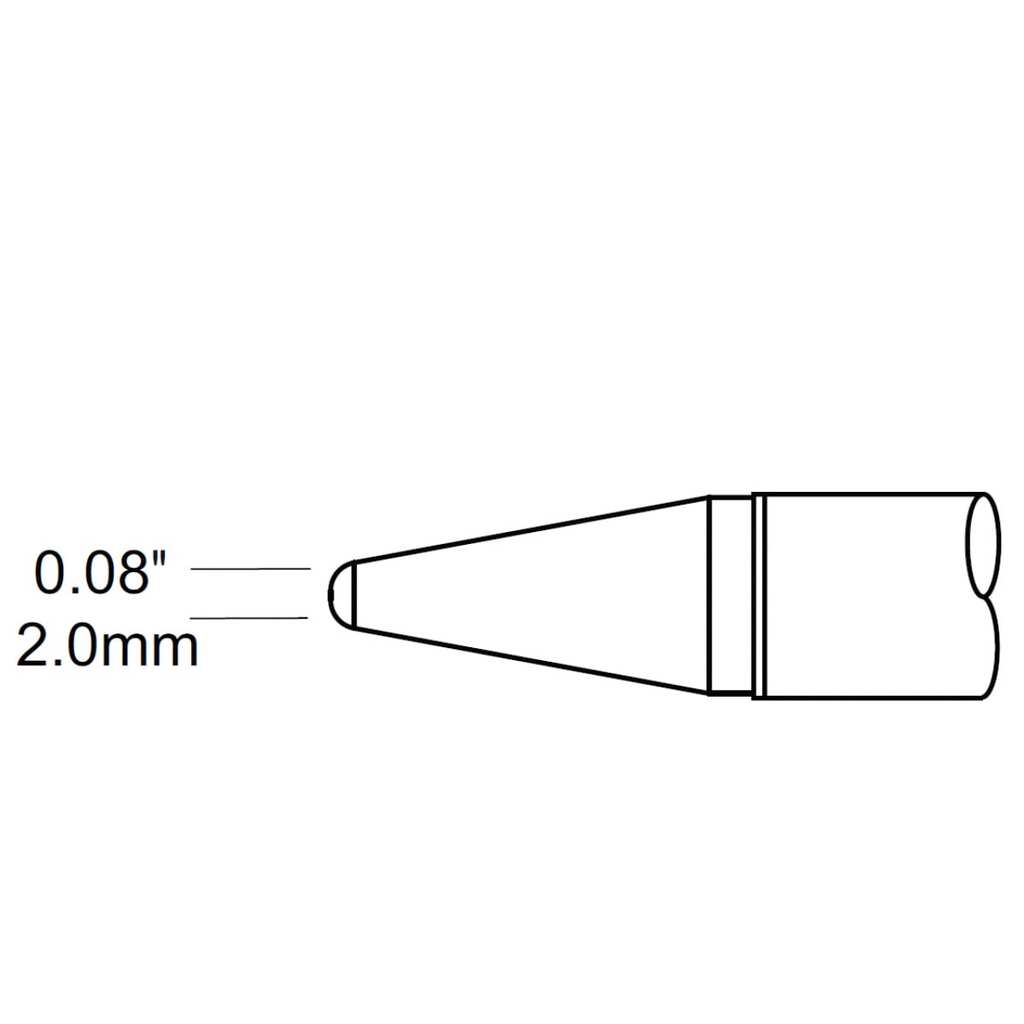 Наконечник (2.0х14 мм; конус удлиненный) для PS900 METCAL SCV-CNL20