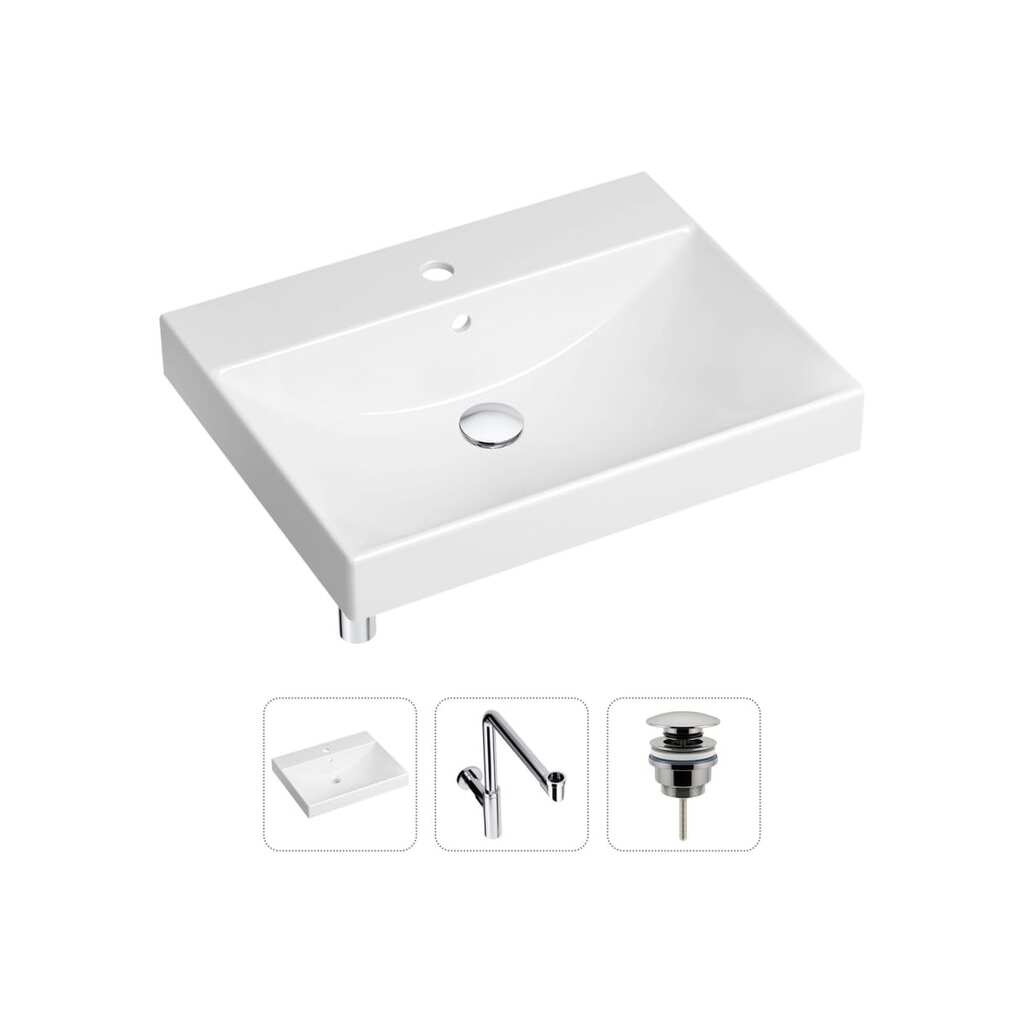 Врезная раковина для ванной, комплект 3 в 1 Lavinia Boho Bathroom Sink 21520587
