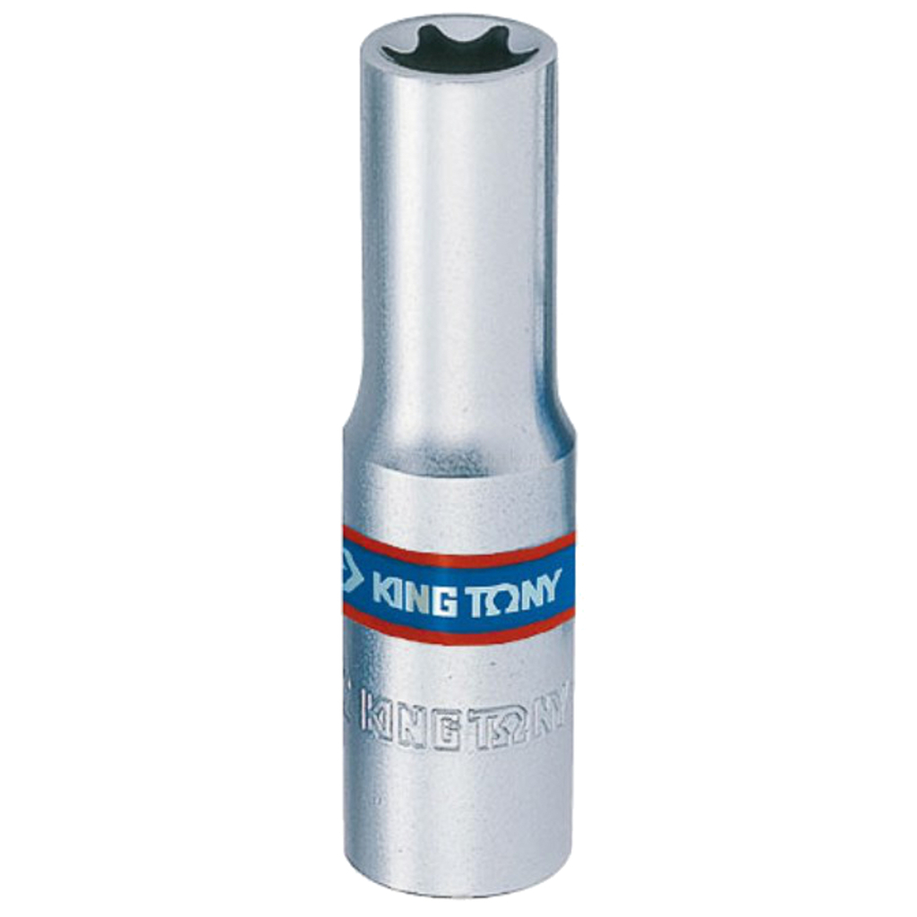 Головка торцевая TORX Е-стандарт (E8; 63 мм; 3/8") KING TONY 327508M