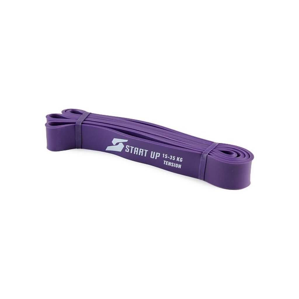 Эспандер для фитнеса Start Up замкнутый NY purple 208х3.2х0.45 см, нагрузка 15-35кг 4690222170023