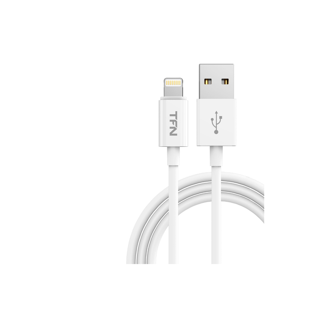 Дата-кабель TFN USB-8pin 1м TPE white TFN-CLIGUSB1MTPWH